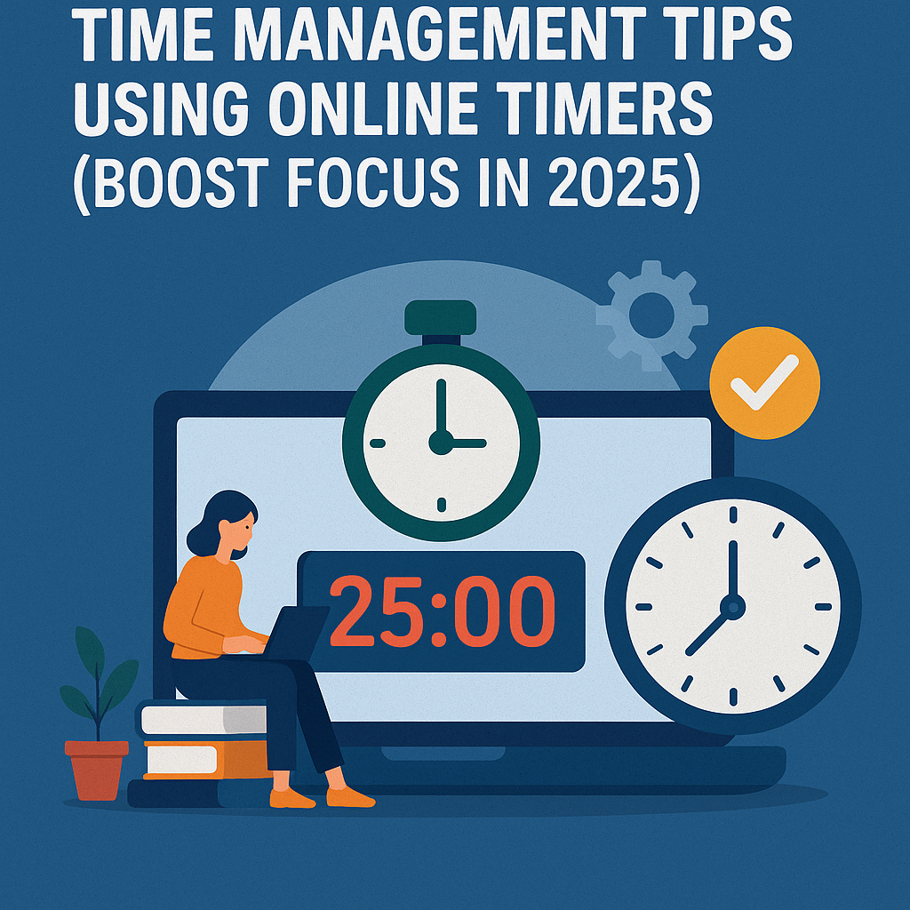 Illustration for 10 proven time management tips using online timers to boost focus in 2025