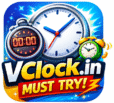 VClock.in online digital clock with alarm, stopwatch, and real-time world clock interface.